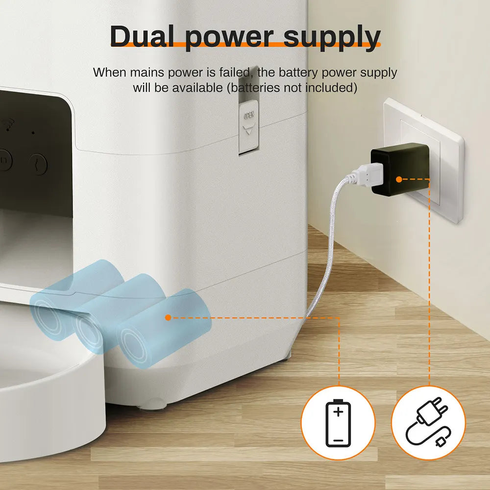 Smart Wi-Fi Pet Feeder with App Control | The Waggy Dept.