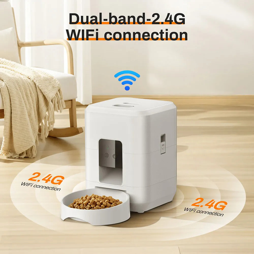 Smart Wi-Fi Pet Feeder with App Control | The Waggy Dept.